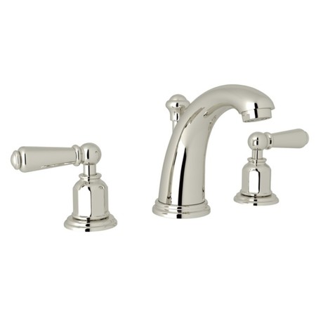 ROHL Edwardian Widespread Lavatory Faucet In Polished Nickel With Levers U.3760L-PN-2